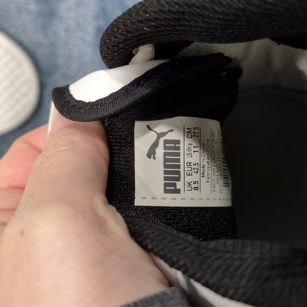 Puma Smash Perf White Sneakers - Picture 8 of 8
